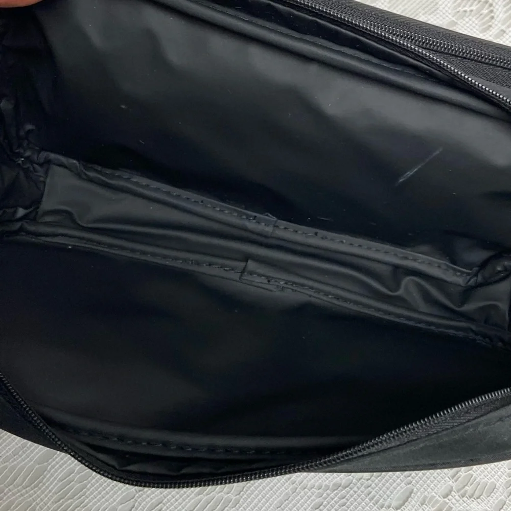 Dior Backstage, Black Canvas Novelty Pouch- Crossbody 9in x 4.5in x 2in - Picture 10 of 13